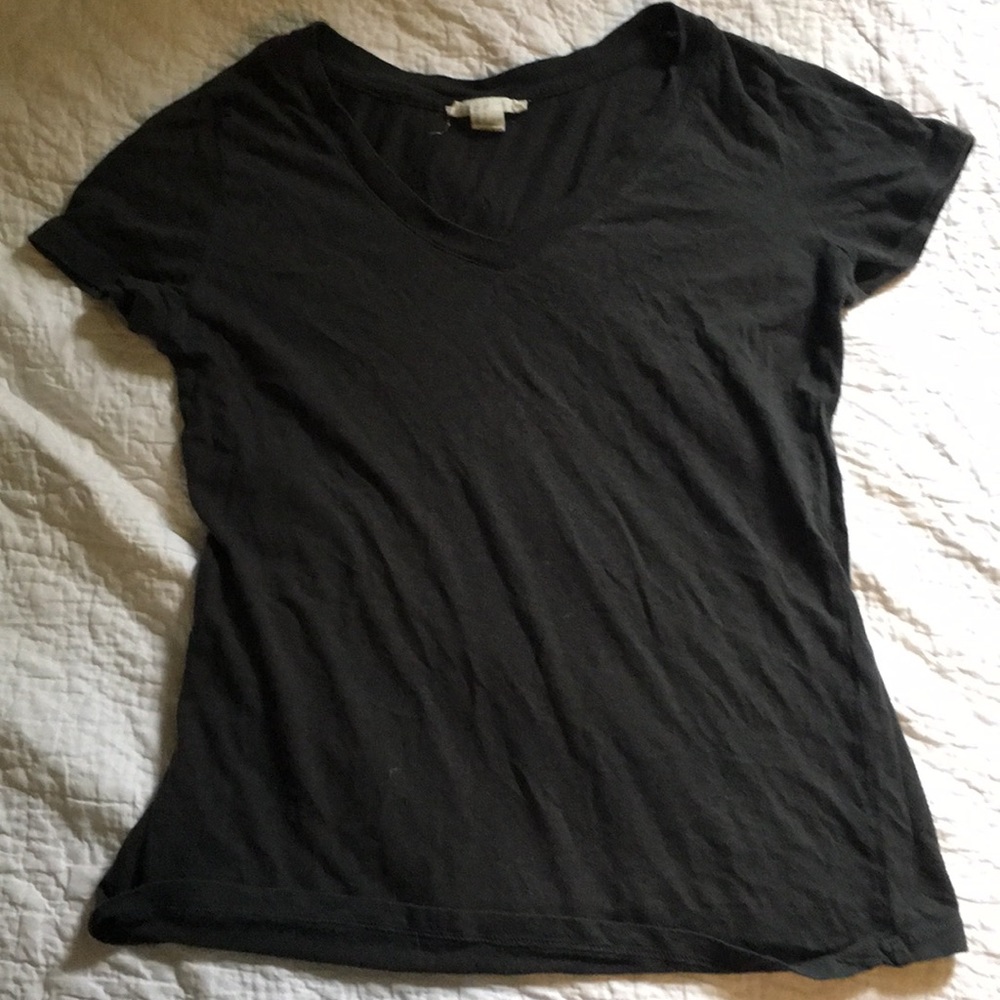 Gray Forver 21 V-neck T shirt